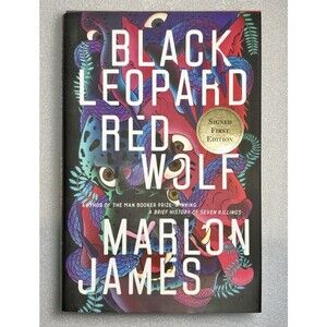 Black Leopard Red Wolf by Marlon James - Signed First Edition 1st/1st